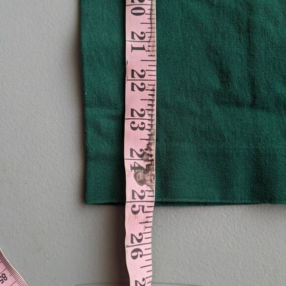 Mossimo Pants Straight leg business casual cotton blend size 2 Teal Green - Picture 10 of 11